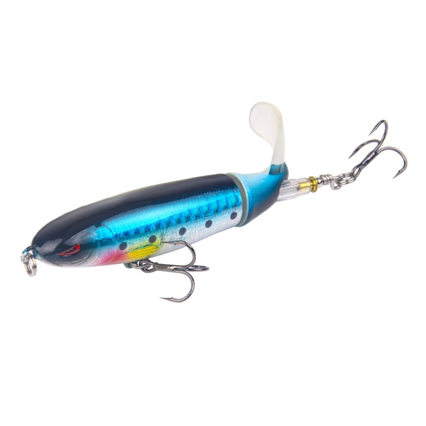 Propellerpenna plast hårt bete konstgjord falsk bete fisk 13 grams (blood groove hook)