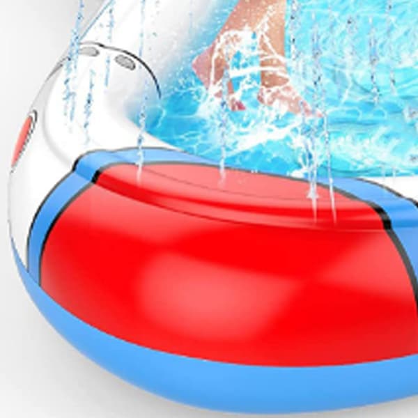 Oppustelig Pool Sprinkler Luftskibsdesign Udendørs Baghave Vandlegetøj til Børn
