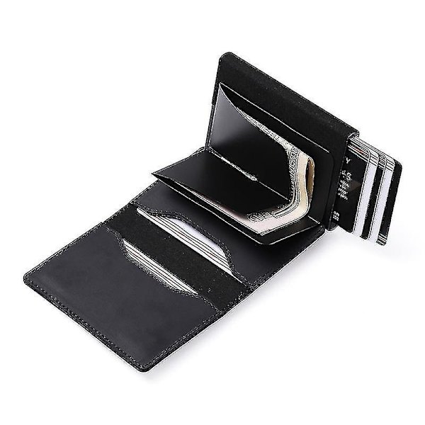 Mini plånbok i aluminium automatisk pop-up