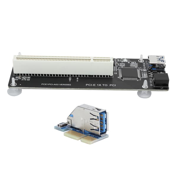 PCIE til Dual PCI Adapter Riserkort med 0,6 m kabel