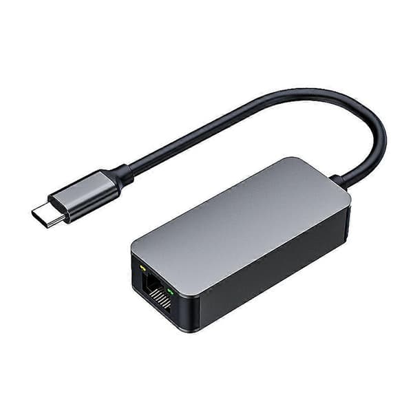 【DENGTU】2.5G USB C til Gigabit Ethernet Rj45-adapterkort Type-C til LAN kablet omformer B