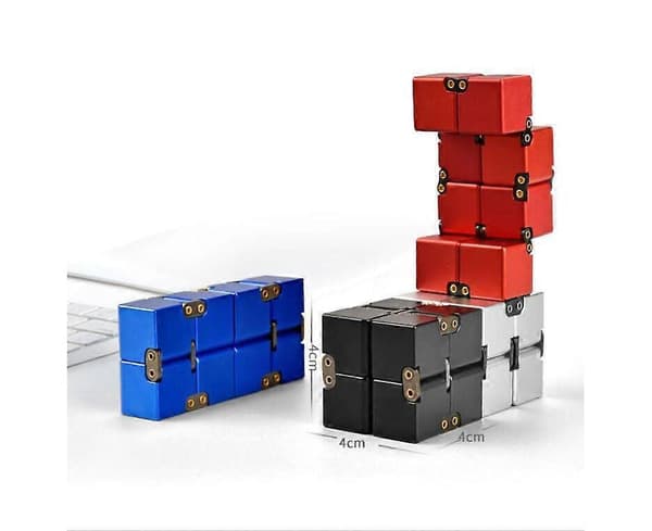 Speed Cube Sæt, Magisk Cube Sæt med 2x2x2 Cube Glat Puzzle Cube-sort A[dt]