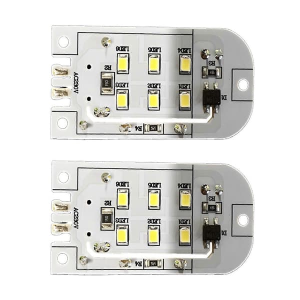 【DENGTU】Energieffektive LED-lysstriper Erstatnings-LED-lyskort PCB-tekstur Kjøleskapsbelysning for kjøleskapsmodell 2pc