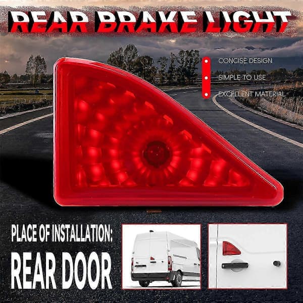 til Renault Master Vauxhall Movano 10-19 Bageste Røde Centrale Bremselys Tredje Stop Edition 0708[dt] 5 5