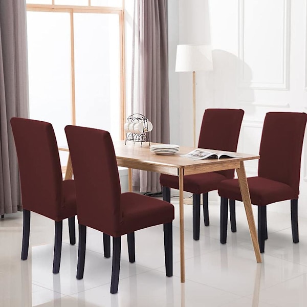 4-pack matstolsunderlägg Stretch Avtagbar Tvättbar