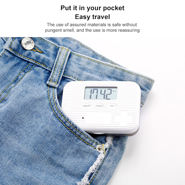 Bærbar Mini Pille Dispenser: Alarm, LCD-Skjerm, 6 Rom, og Digital Påminnelse