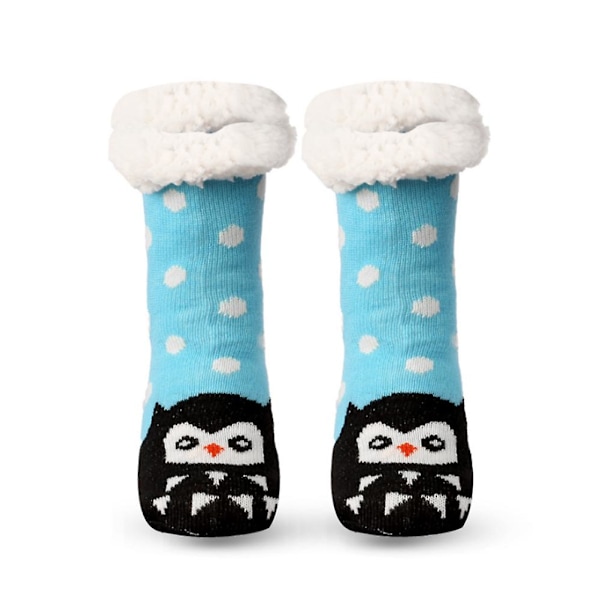 Kvinnor Vinter Thermal Slipper Strumpor Fuzzy Warm Home Sleep Socks