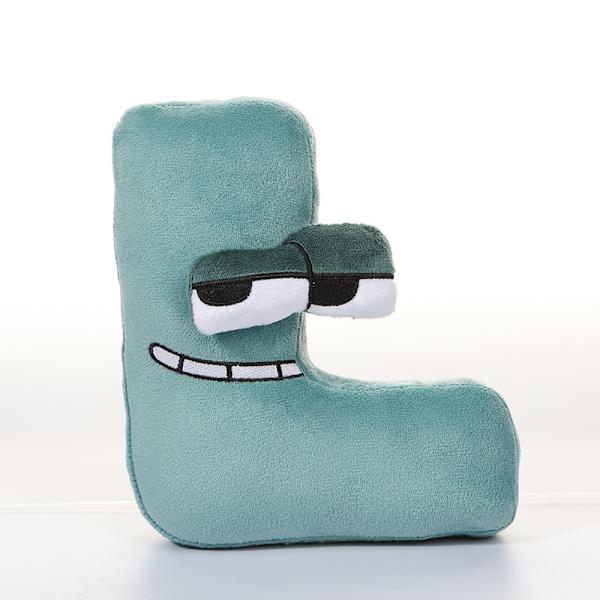20 cm Alphabet Lore plysch kudde docka LetterL