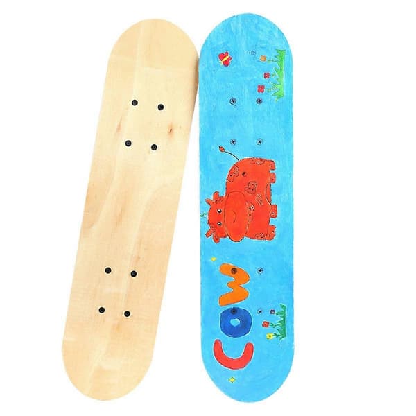 58,5 cm Skateboard Deck Lønn Skate Board Blank DIY Dekorativt Brett