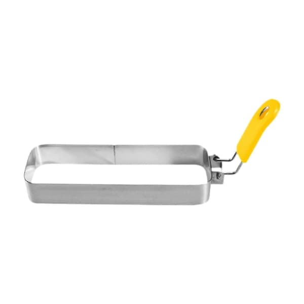 Egg Rektangulær for Stekepanne Muffins Omelett med Håndtak til Frokost Yellow handle