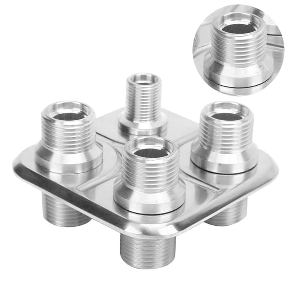 Universal GM Performance Silver 4-ports luftkonditioneringsslangadapter