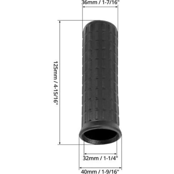 stk. sklisikre håndtak til trillebår/sykkel. Innvendig diameter 32 mm