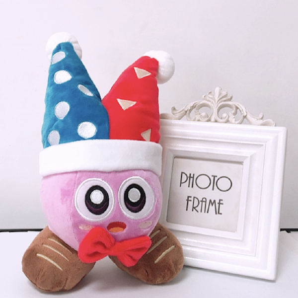 Tecknat anime-spel kring Kirby plyschdocka Marx Clown Kirby 26cm