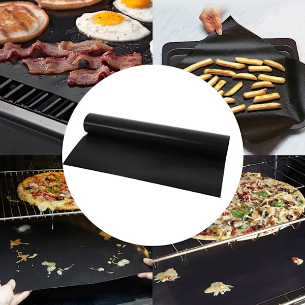 Sett med 5 gjenbrukbare grillmatter - Ideell for grilling hjemme og utendørs