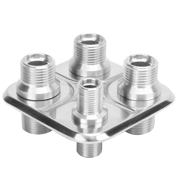 Universal GM Performance Silver 4-ports luftkonditioneringsslangadapter