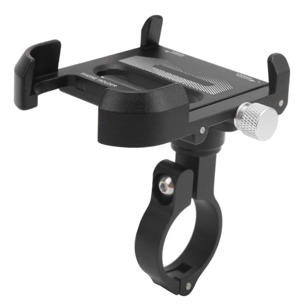 360° Rotation Mobiltelefon Stativ Navigation Holder Montering Styr til Cykel Motorcykel Sort