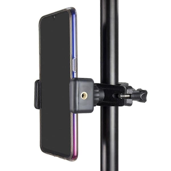 Justerbar smarttelefon stativfesteholderklipsbrakett selfiemonopod[dt] Multicolor