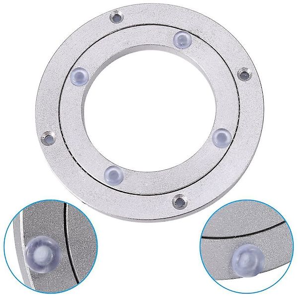 Kraftig aluminiumlegering Runt Roterande Matbord Svängbart