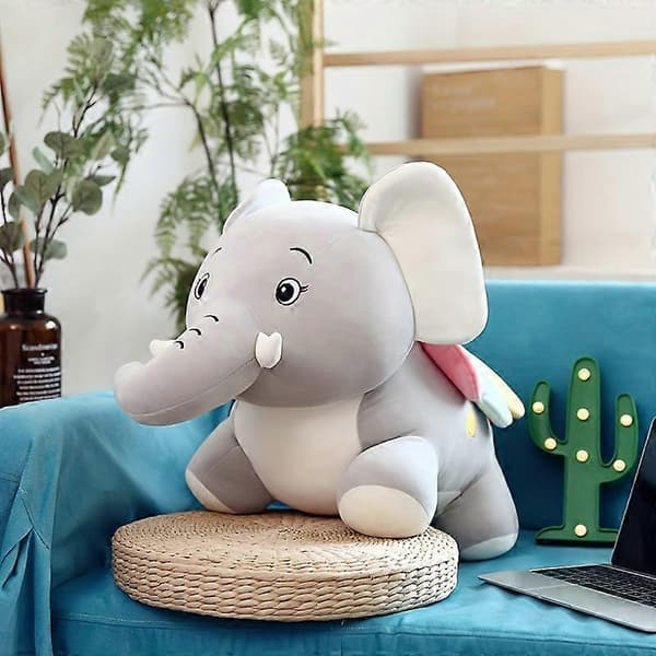 Dumbo Plyschleksak Tecknad Elefantdocka Barnkudde Trasdocka Present pink