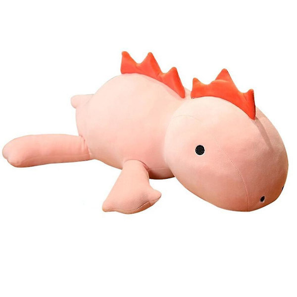 Dinosaurieviktad plyschleksak Triceratops docka Dinosaur pink 45cm