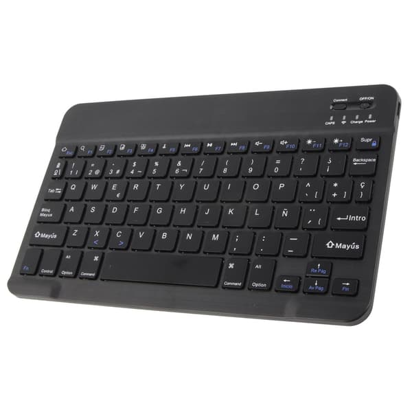Bærbart Bluetooth-tastatur med pegefelt, kompatibelt med iOS og Android