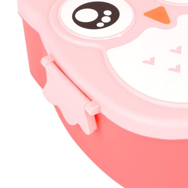 Bärbar matlåda Matsäker förvaringsbehållare för mikrovågsugn Pink