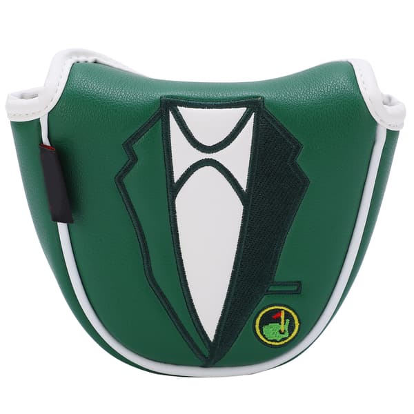 Golf Putter Cover Grønn Brodert Halvsirkel Køllebeskyttelse