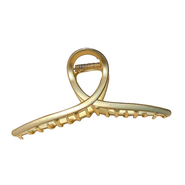 Hårklämma Alloy Hårnål Badande Hår Klo Dekoration Tillbehör Gold 11.5cm