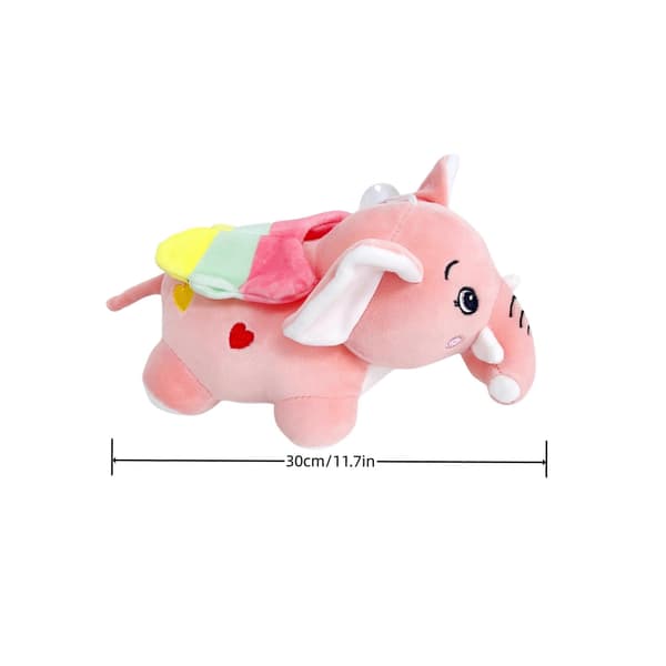 Dumbo Plyschleksak Tecknad Elefantdocka Barnkudde Trasdocka Present pink