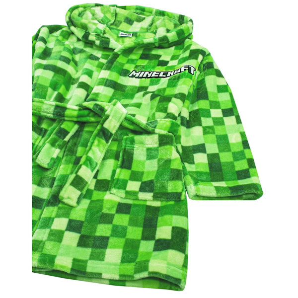 Minecraft Boys Creeper Pixel Robe 11-12 år Grønn 11-12 Years Green