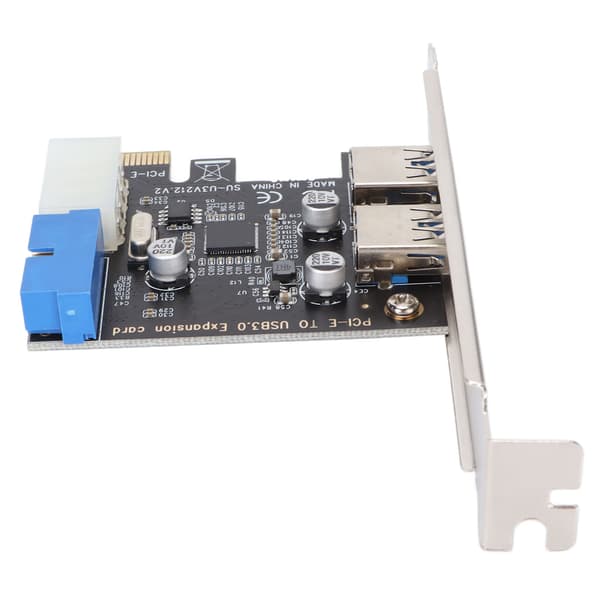 USB 3.0 Expansionskort 2 Portar 19 Pin 4P PCIE Controller Adapter
