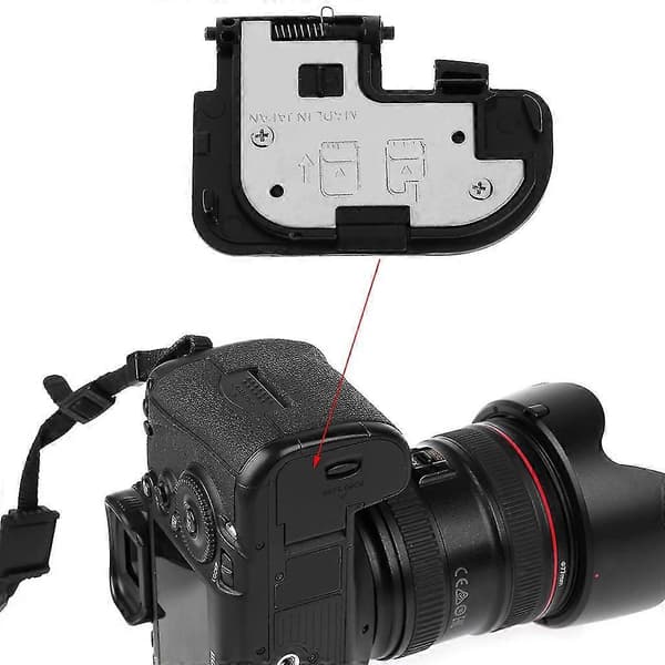 Batteridørkammerdeksel Lokk Snap-on-hette for 5d3 5d Mark Iii Delenhet