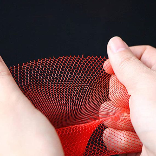 100 stk 40 cm Egg-salgs Emballasje Oppbevaringspose Handlepose Nettpose red
