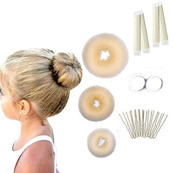 17 st Donut Hair Bull Maker Set