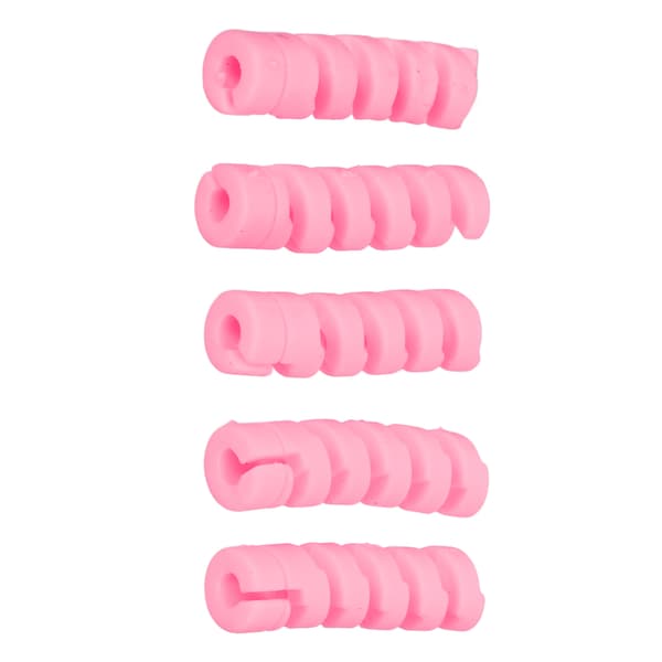 CANSUCC 5-pack Cykelramskydd Gummi Växel Bromskabelhölje Rosa