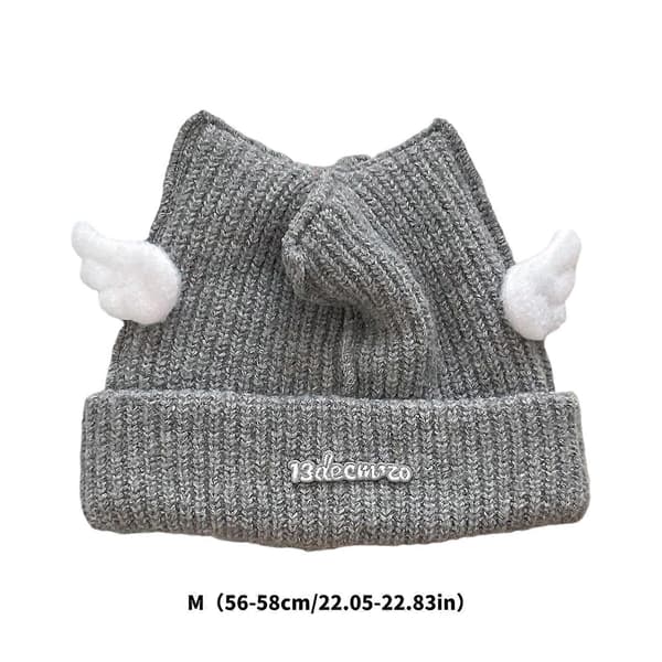 Mode Streetwear Hat Dagligdag Hat Kunstnerisk Ungdom Hat Strikket Unisex Hat til Mode Kvinder Sort Black