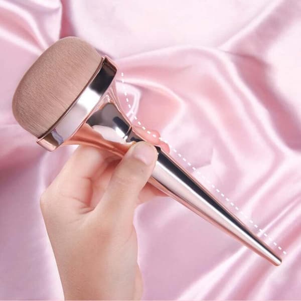【DENGTU】Oval Makeup Brushes, 9-pack Foundation Powder Concealer Blush Eyeshadow Brush Set