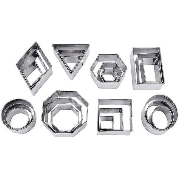 Mini Geometrisk Cookie Cookie Cutter Set