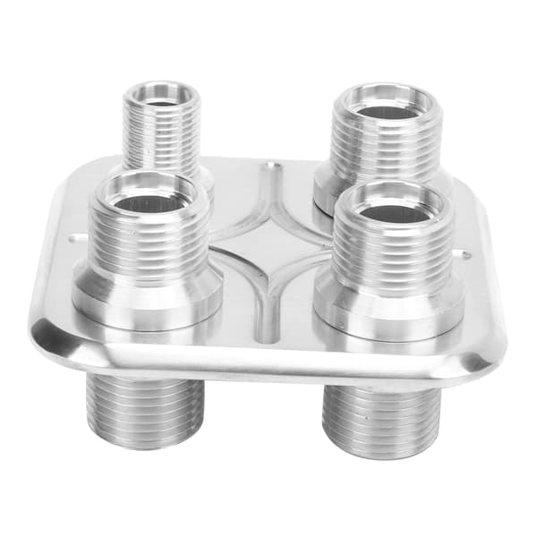 Universal GM Performance Silver 4-ports luftkonditioneringsslangadapter