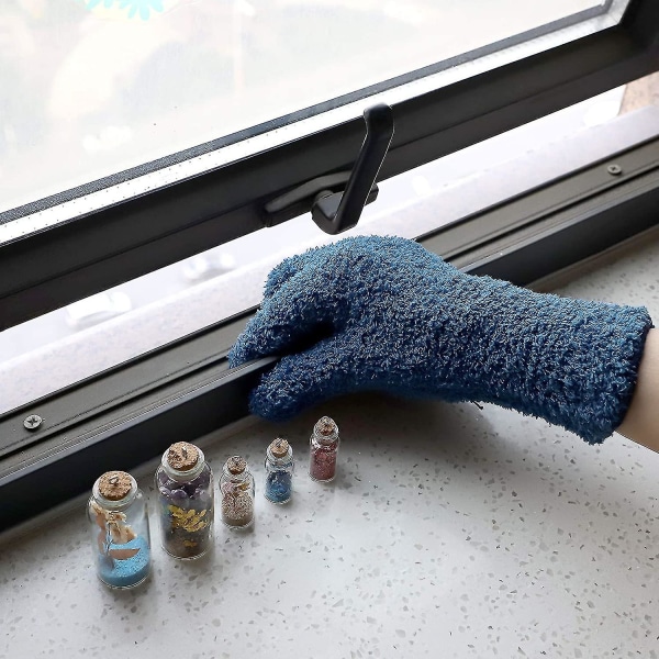 Mikrofiber Auto Støv Rengøring Handsker, Vaskbare Biler Spejle