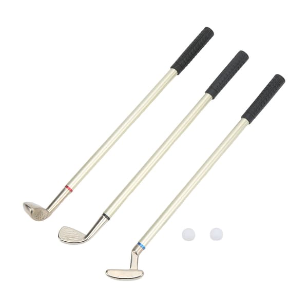 Golfpennsett med Mini Golf Kulepenn Flagg Oppbevaringsboks for Golfere