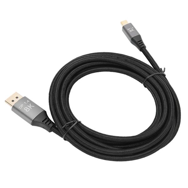 Mini DP till DP Kabel 1.4 Version 8K Högupplöst Adapter 3 Meter