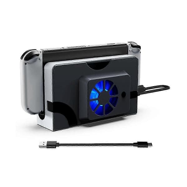 Ekstern køler køleventilator vært stand køleventilator til dockingstation dele sort Black