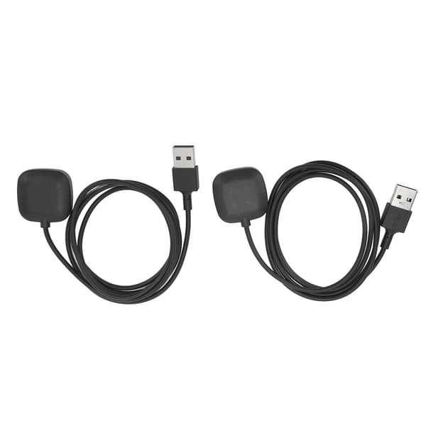 Trådløs ladestasjon for Fitbit Versa 3 og Sense - 2-pakning