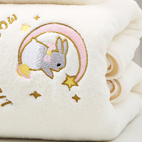 Pehmeä korallifleece kylpypyyhe - Paksu, imukykyinen suihkupyyhe kotiin ja rannalle, beige