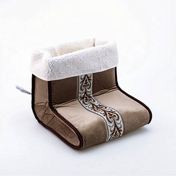 Fotvärmare Plug-in Elektrisk fotvärmare Pad Fotvärmare Light brown