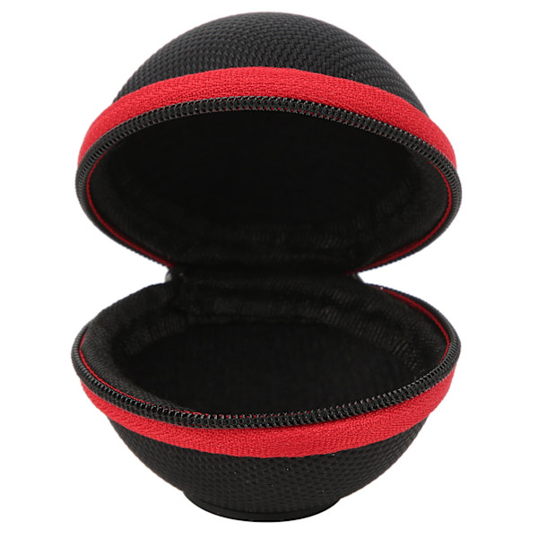 Cue Ball Case Holder with Clip-On Design, Circular Storage Bag with Training Ball Compartment and Aluminum Alloy Buckle