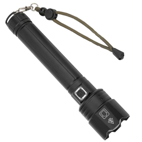 Kannettava LED-taskulamppu USB-lataus Zoom-taskulamppu 3 tilalla Hätäsoihtu