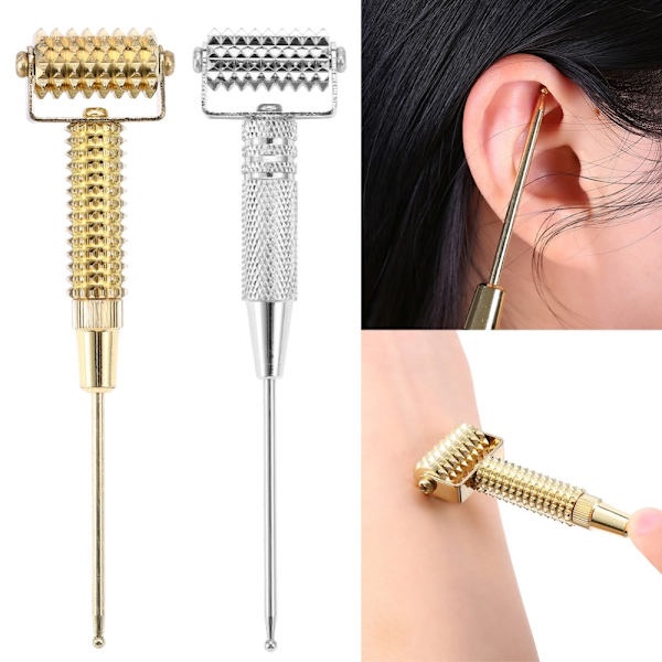 Ansiktsmassager Öronakupunkter Ansiktsuppstramning Slimming Roller Red