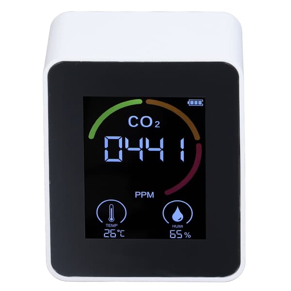 Digital Luftkvalitetsmåler CO2-detektor Temperatur Fuktighetstester